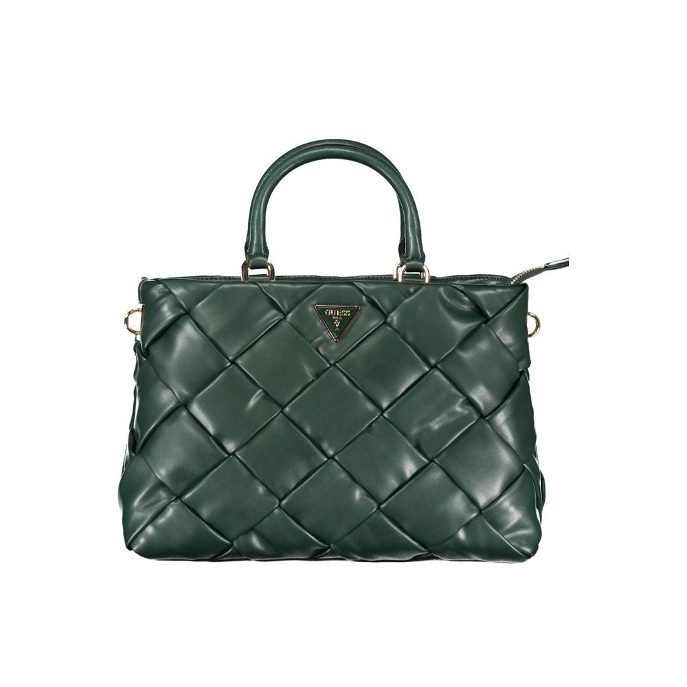 Verde Poliuretano Women Backpack