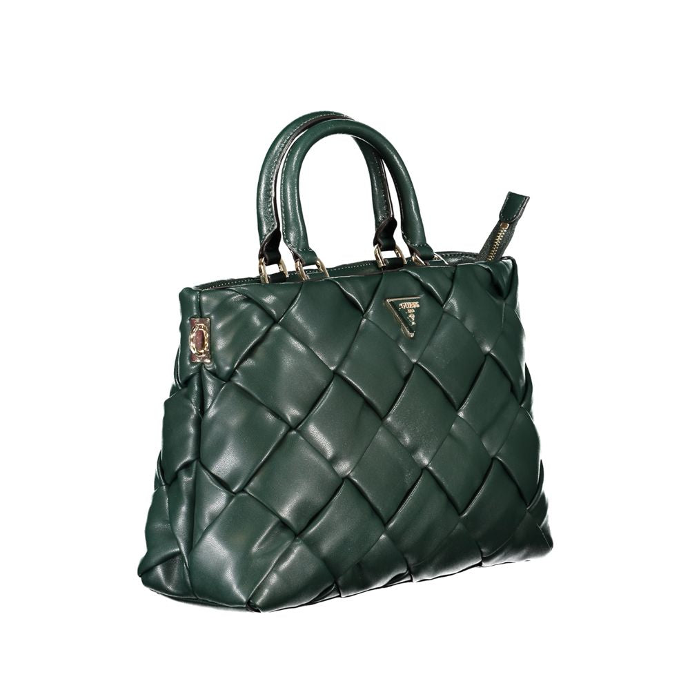 Verde Poliuretano Women Backpack