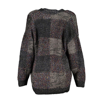 Black Polyester Sweater