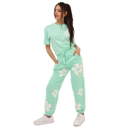 Green Cotton Jeans & Pant