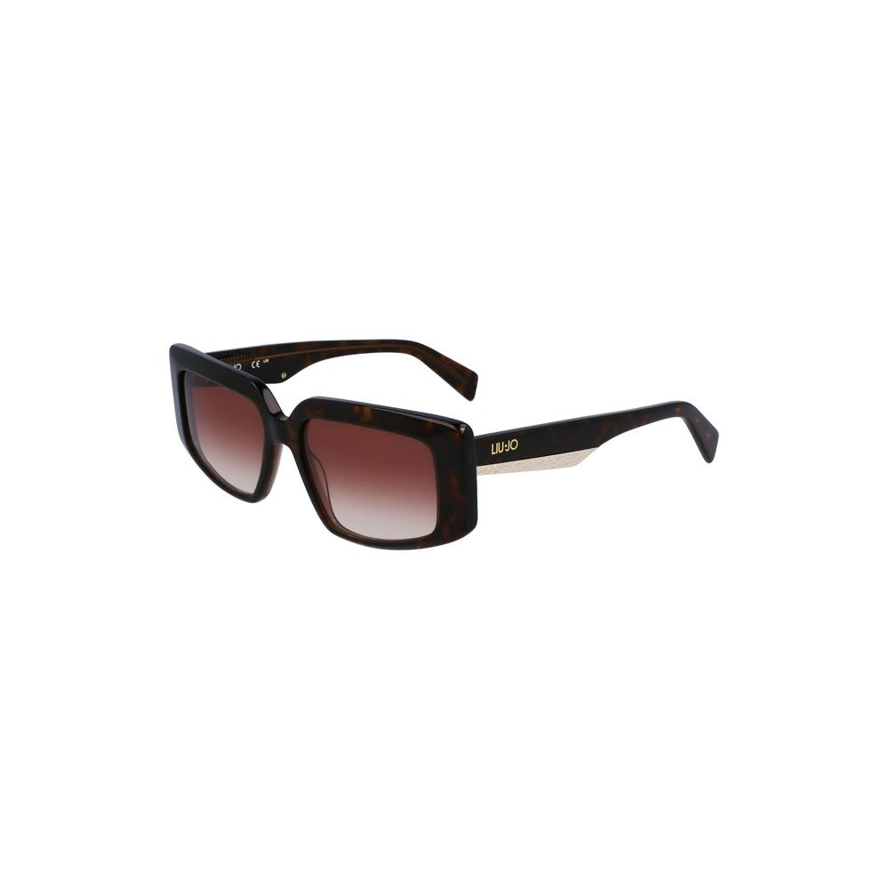 Brown Acetate Women Sunglasses