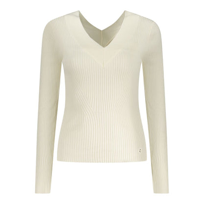 White Viscose Sweater
