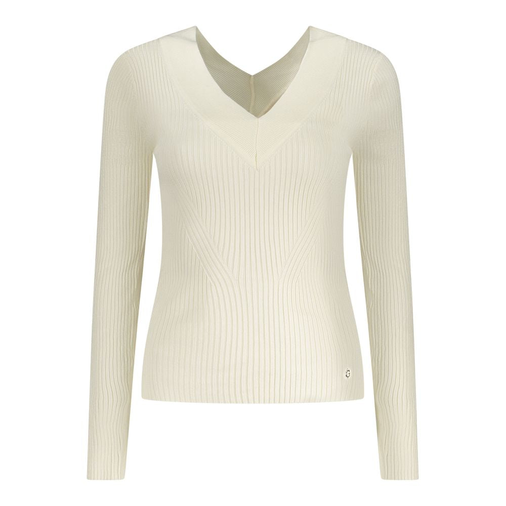 White Viscose Sweater