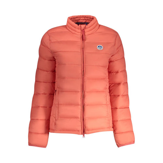 Pink Polyamide Jackets & Coat
