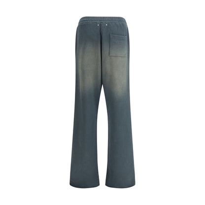 Blue Cotton Joggers (Workout Pants)