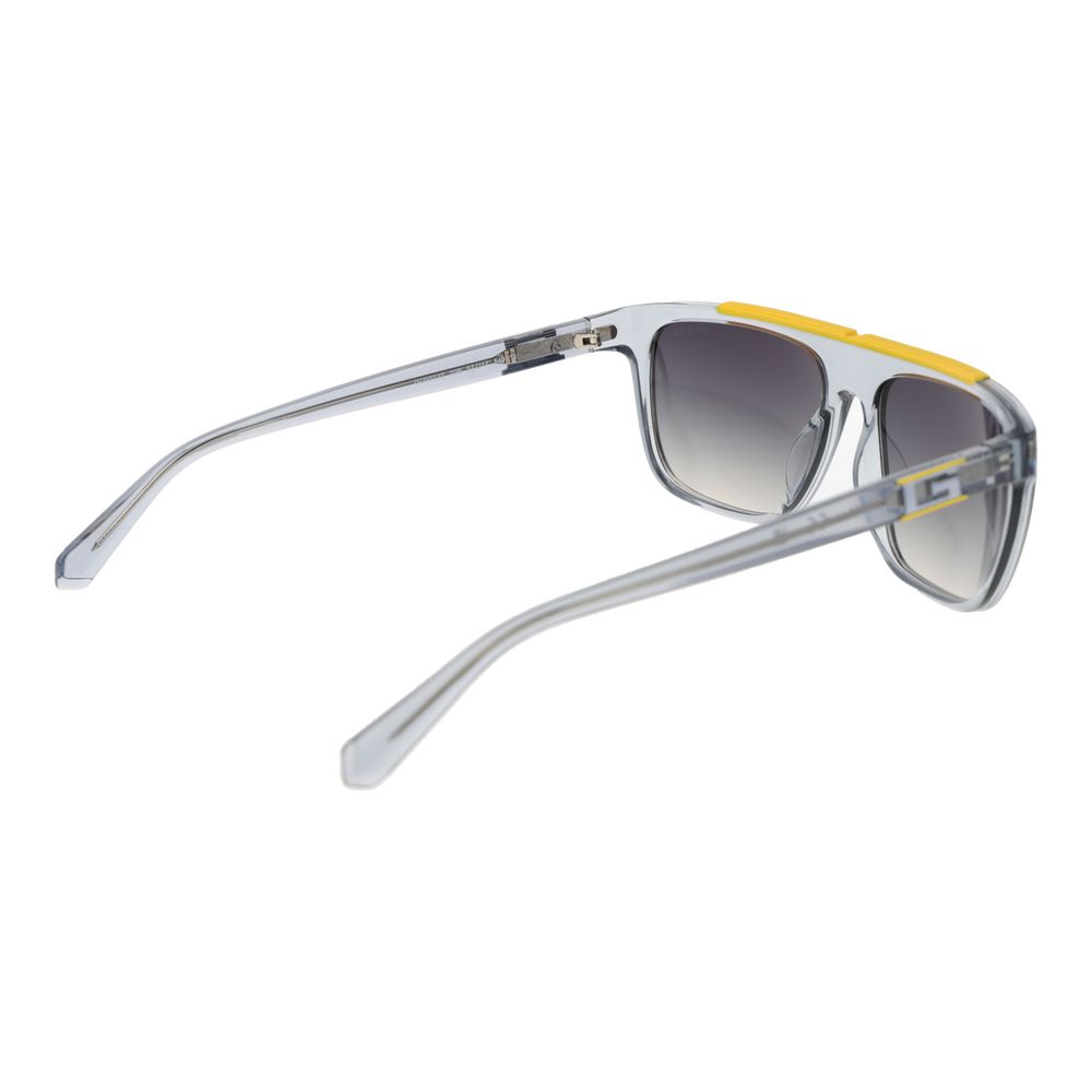 Gray Stainless Steel Sunglasses