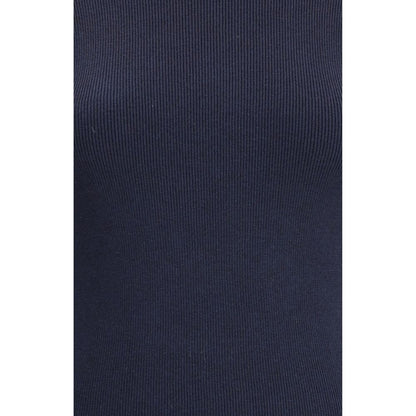 Blue Wool Turtleneck