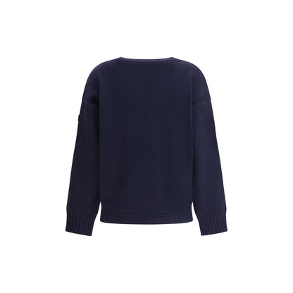 Blue Wool Sweatshirt