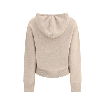 Beige Cashmere Hoodie