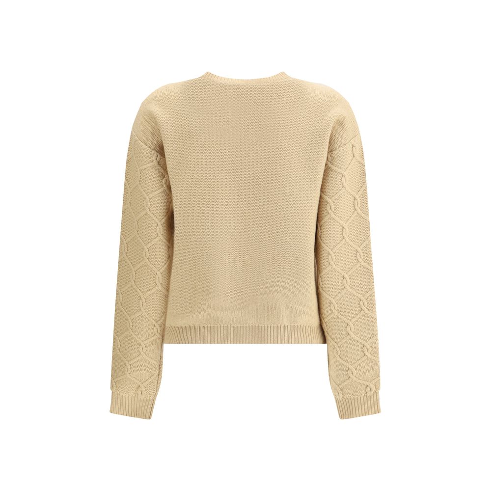 Beige Wool Sweatshirt