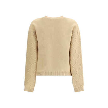 Beige Wool Sweatshirt