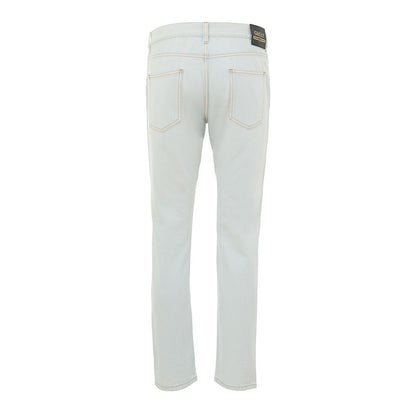Blue Cotton Relaxed Fit Jeans