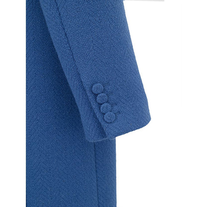 Blue Wool Coat
