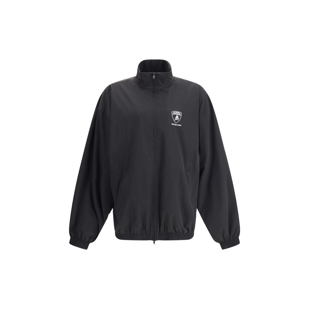 Black Polyester Shell Jacket