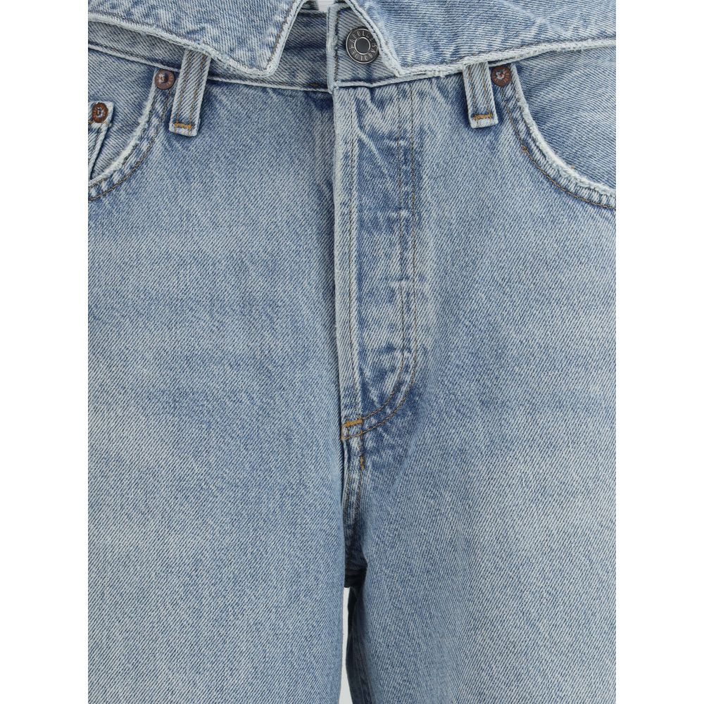 Light Blue Cotton Jeans Denim