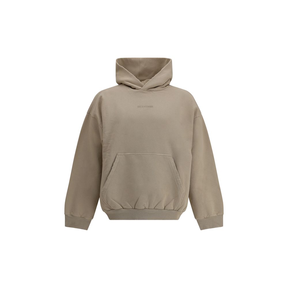 Beige Cotton Sweatshirt