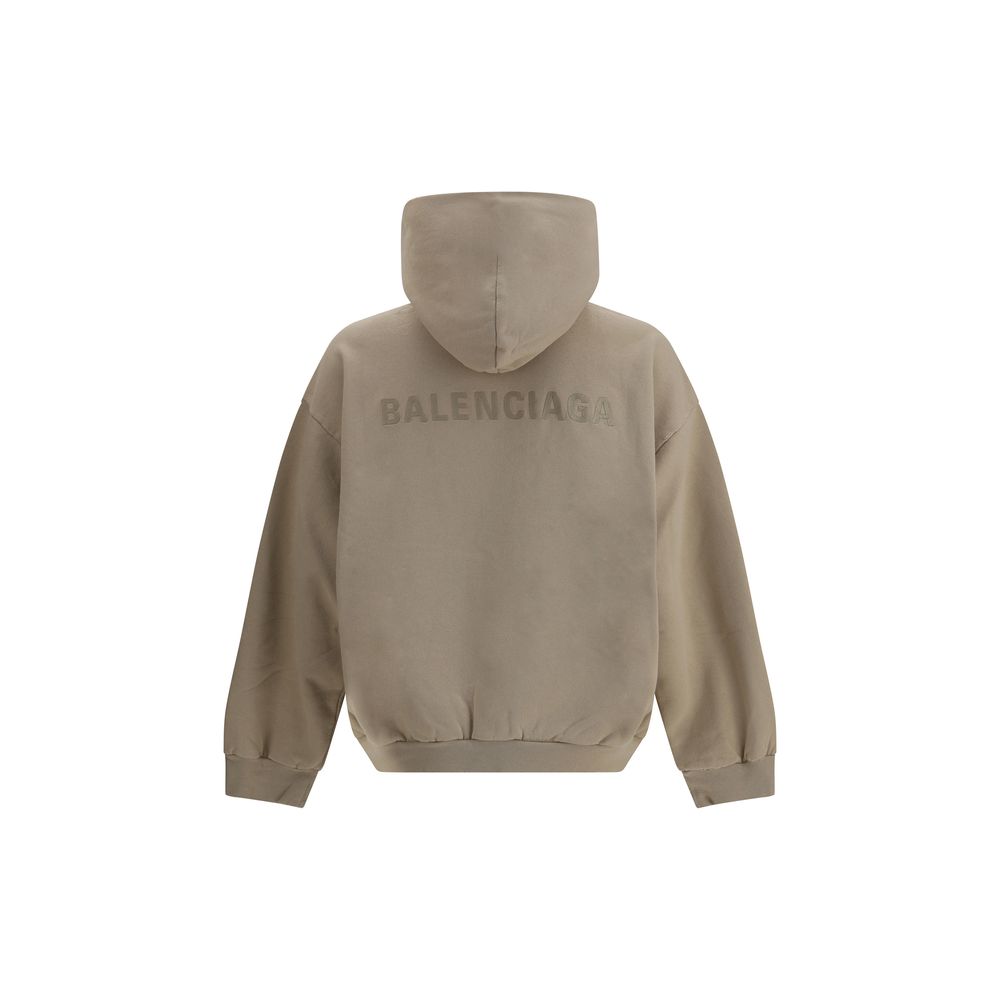 Beige Cotton Sweatshirt