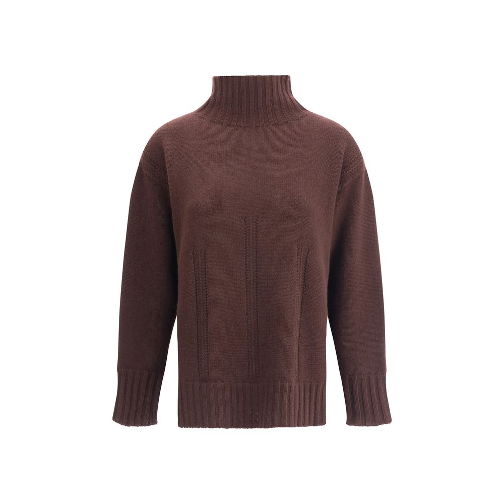 Brown Cashmere Turtleneck
