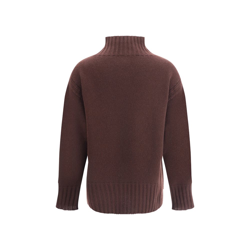 Brown Cashmere Turtleneck
