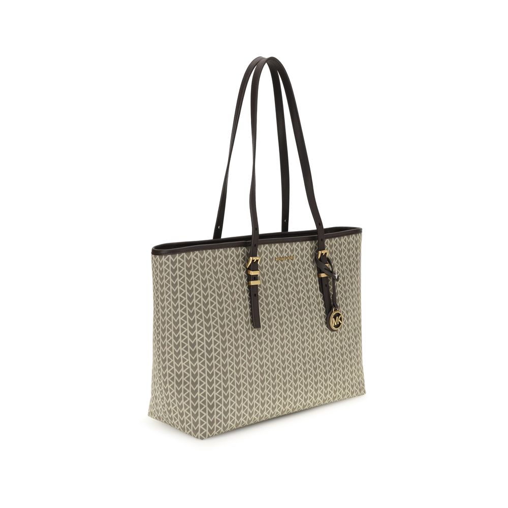 Beige Polyester Shoulder Bag
