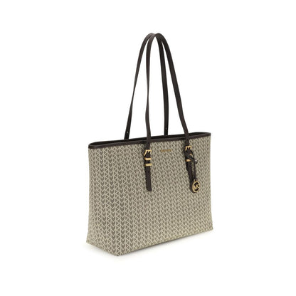 Beige Polyester Shoulder Bag