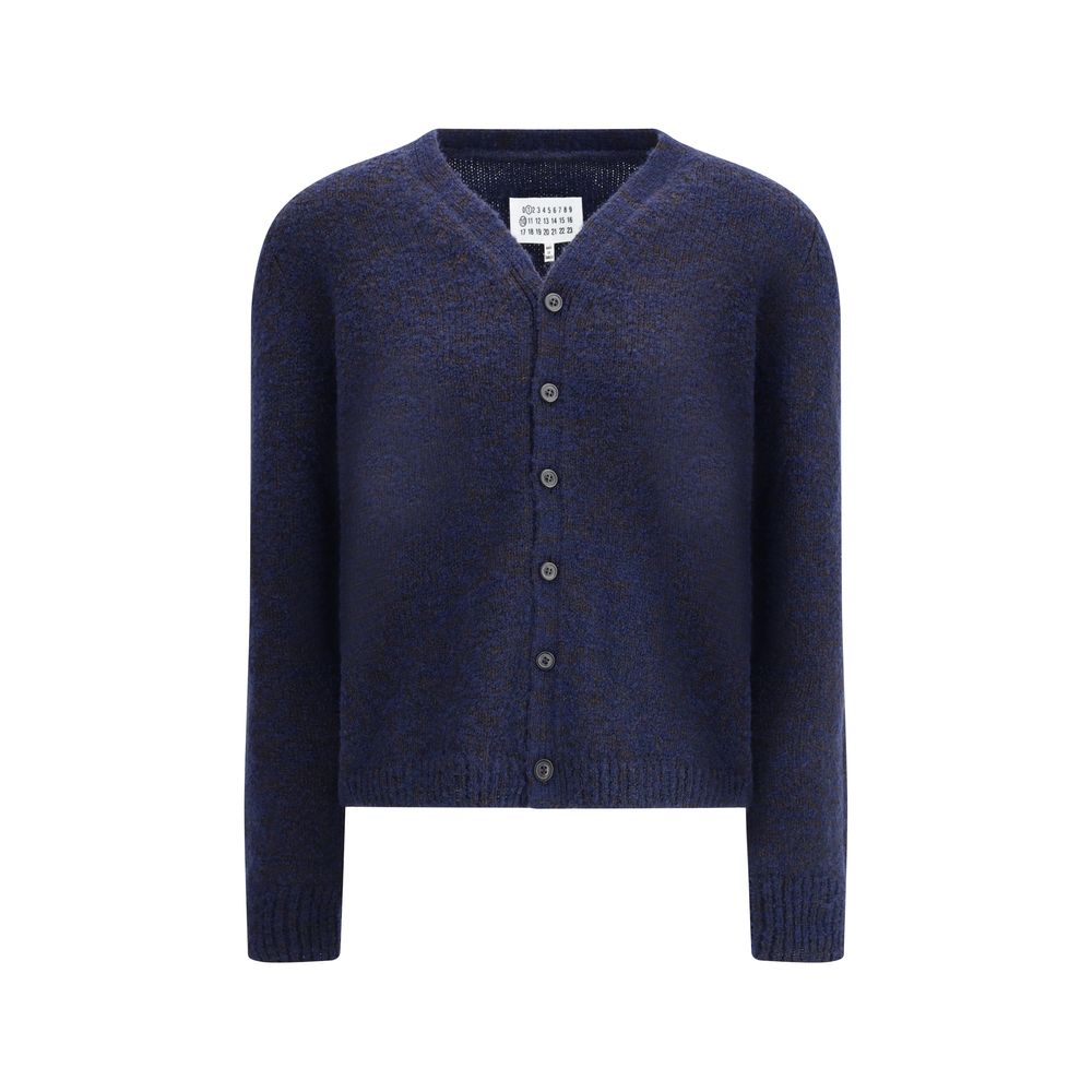 Blue Wool Cardigan