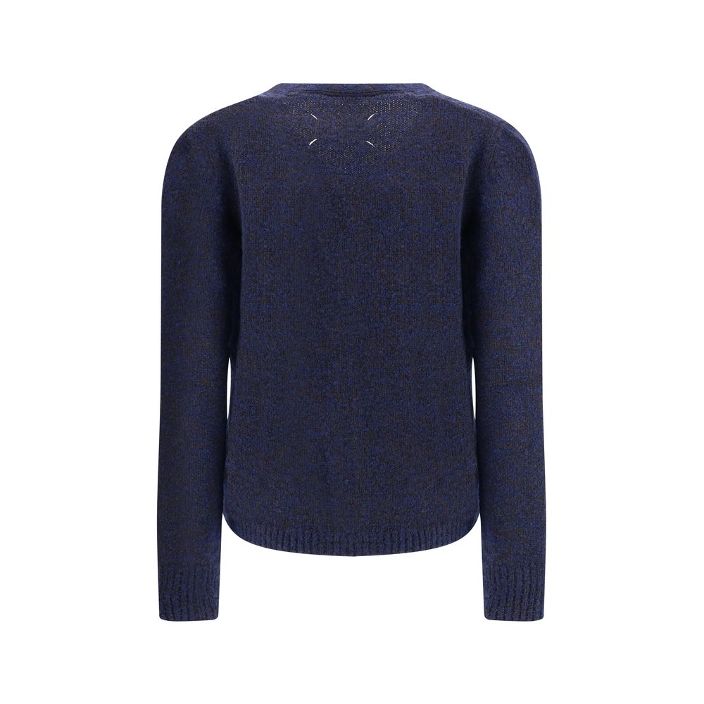 Blue Wool Cardigan