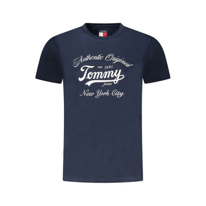 Blue Cotton Women's T-Shirt