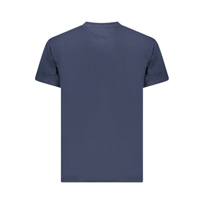 Blue Cotton Men's T-Shirt