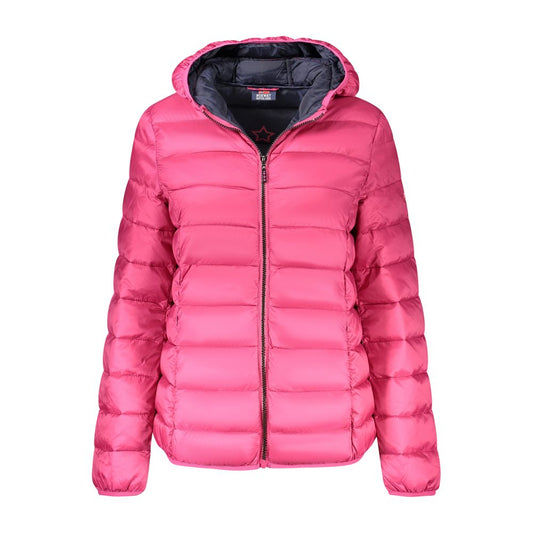 Pink Polyamide Women Jacket