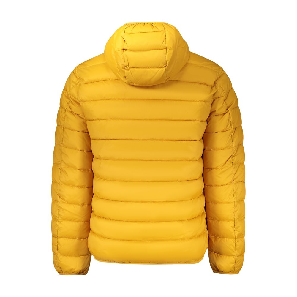 Yellow Polyamide Men Jacket
