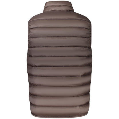 Brown Polyamide Men Jacket