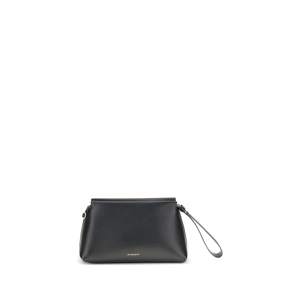 Black Calf Leather Bos Taurus Clutch Bag