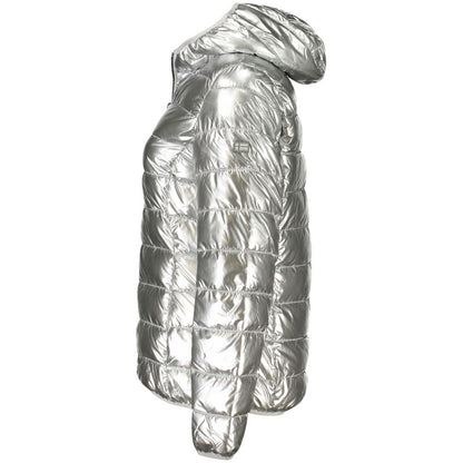 Gray Polyamide Women Jacket