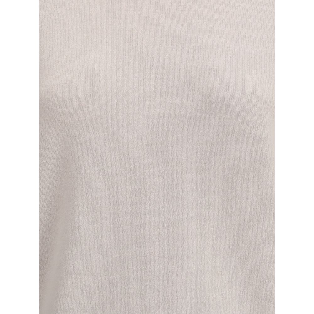 Beige Cashmere Sweatshirt