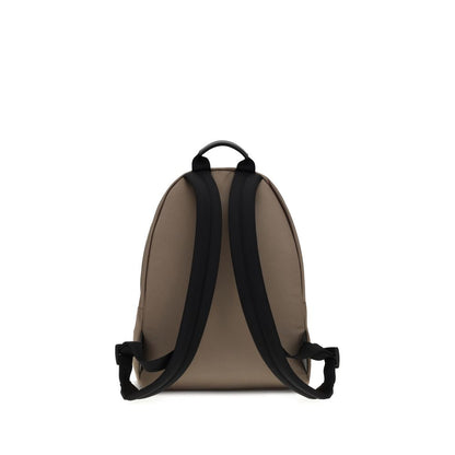 Brown Polyamide Backpack