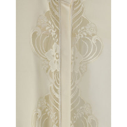 Silk georgette and lace Blouse