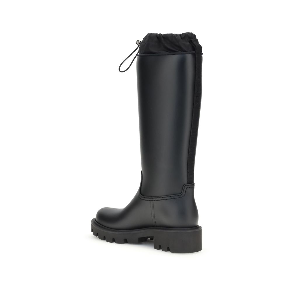 Black Pvc Rain Boots