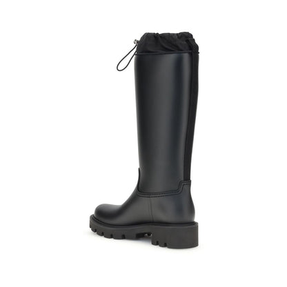 Black Pvc Rain Boots