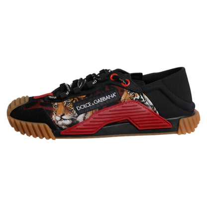 Black Logo Low Top NS1 Men Sneakers