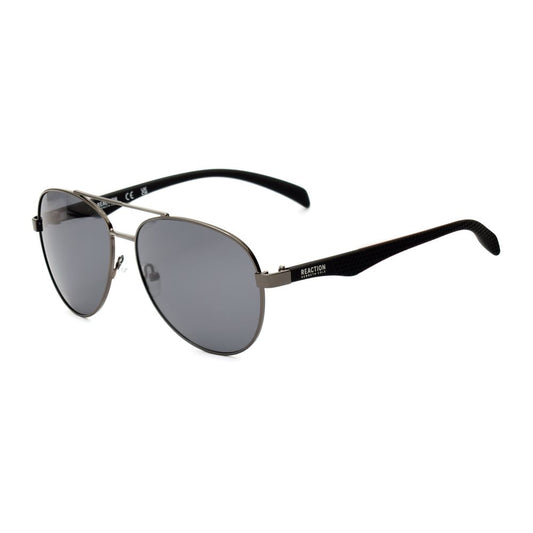 Gray Metal Sunglasses
