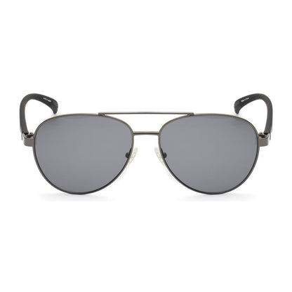 Gray Metal Sunglasses