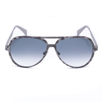Gray Metal Sunglasses