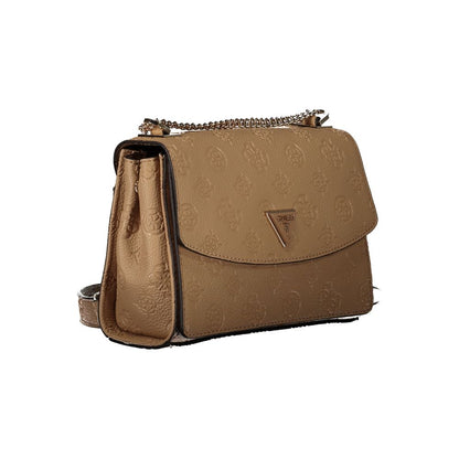 Beige Polyethylene Handbag