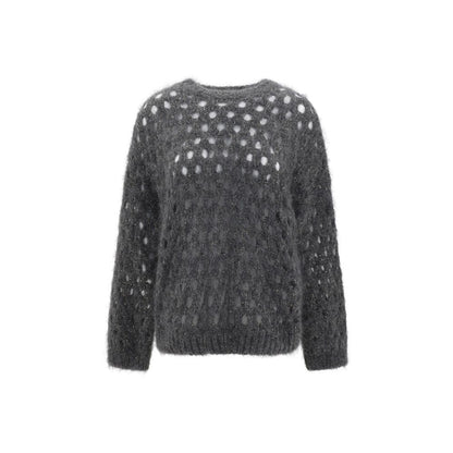 Perforated sequins Sweater