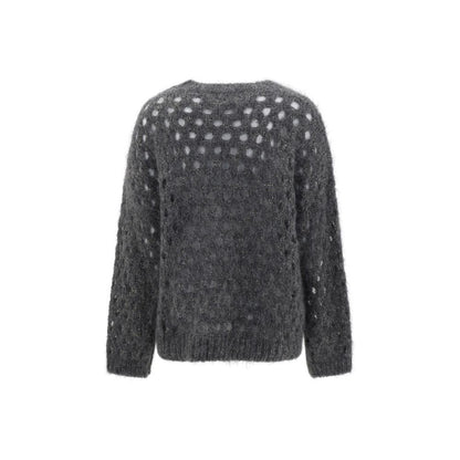 Perforated sequins Sweater