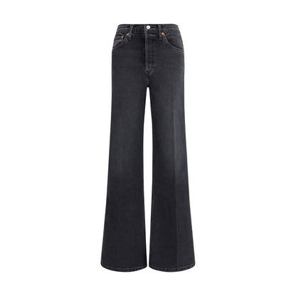 Black Cotton Jeans Denim