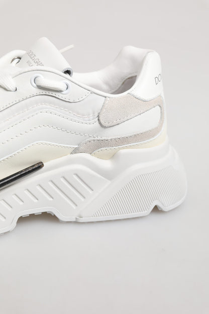 White Daymaster Low Top Mens Sneakers Shoes