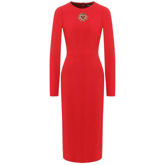 Red Viscose Dress