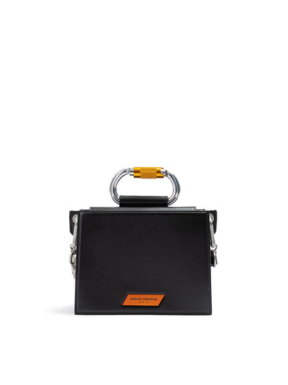 Black Leather Crossbody Bag